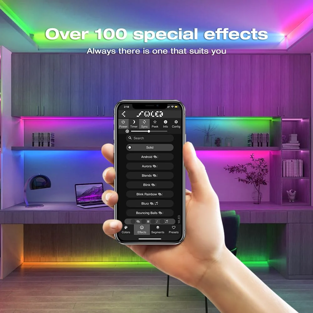 GLEDOPTO WLED Digital Strip Light Controller WiFi DC5-24V Support WS2812 2811 SK6812 and Other RGB RGBW Strip Lights 800 ICs DIYable - Image 6