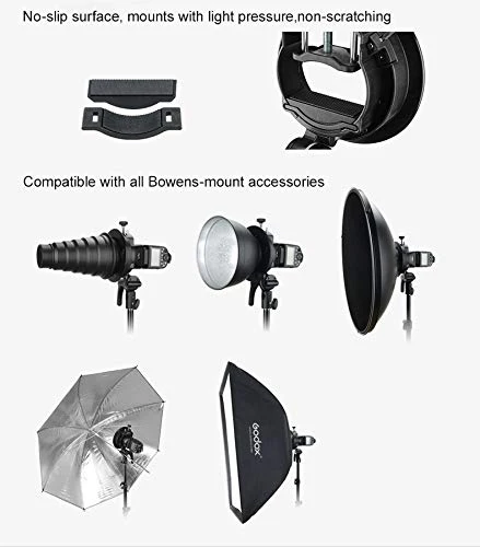 Godox S2 S-Type Speedlite Bracket Bowens Mount Holder for Godox V1 AD200Pro AD400Pro AD200 V860II TT685 TT600 TT350 Flash Strobe Speedlight - Image 6
