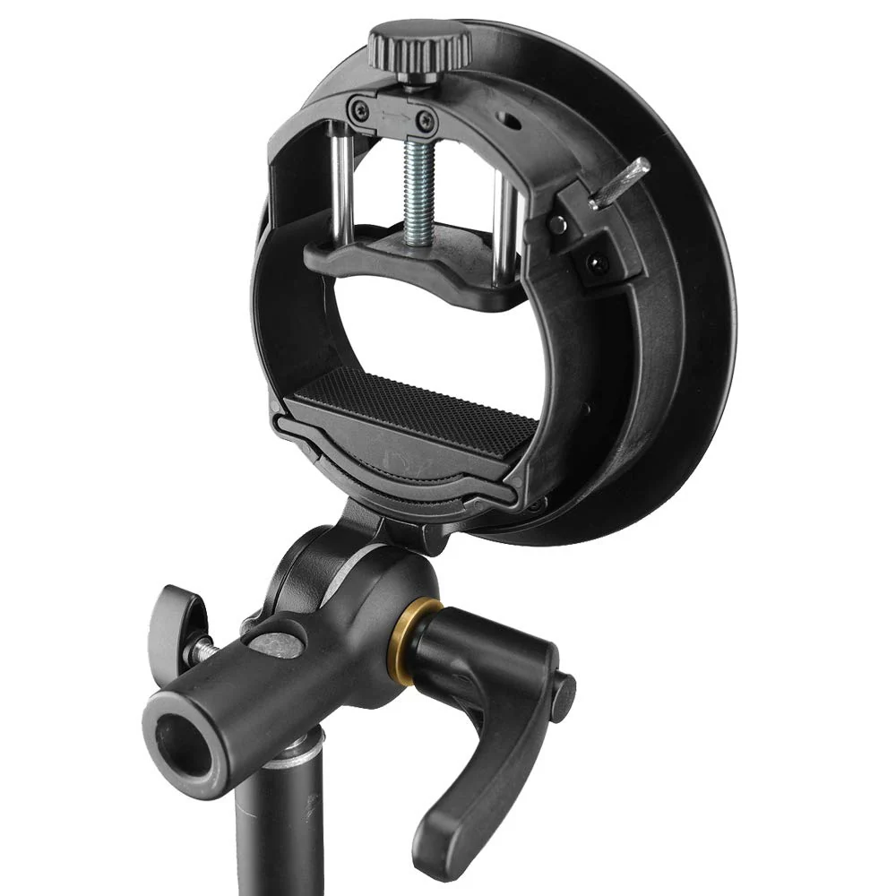 Godox S2 S-Type Speedlite Bracket Bowens Mount Holder for Godox V1 AD200Pro AD400Pro AD200 V860II TT685 TT600 TT350 Flash Strobe Speedlight - Image 7