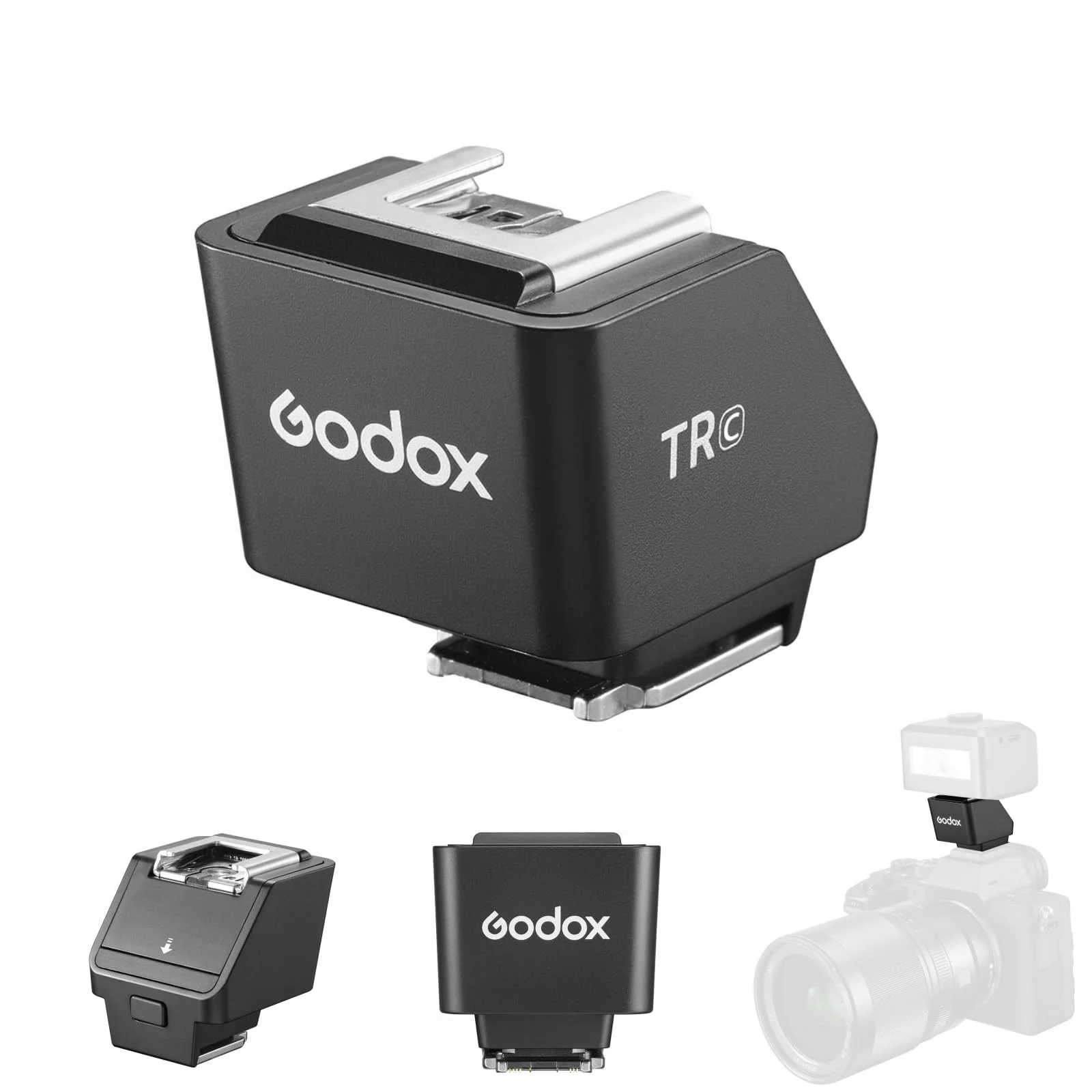 GODOX TR-C TTL Hot Shoe Riser TR C Canon Camera Flash 30mm Height Rise Hot Shoe Adapter Compatible for Godox IT20C IT22C IT30ProC Camera Flash
