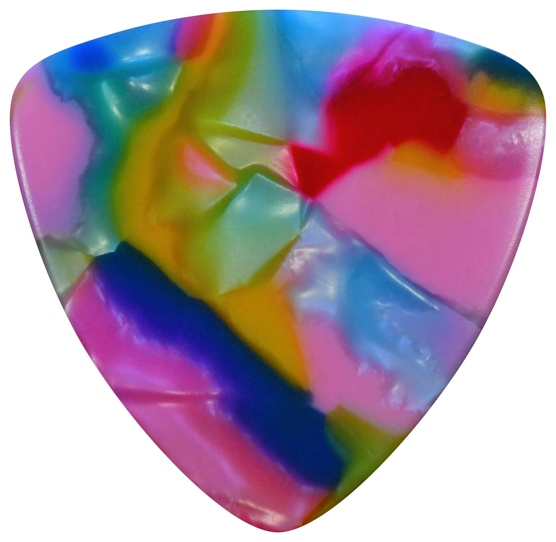 Golden Gate Guitar Picks (MP-307), Clown Confetti,Large Triangle - Stiff - Image 2