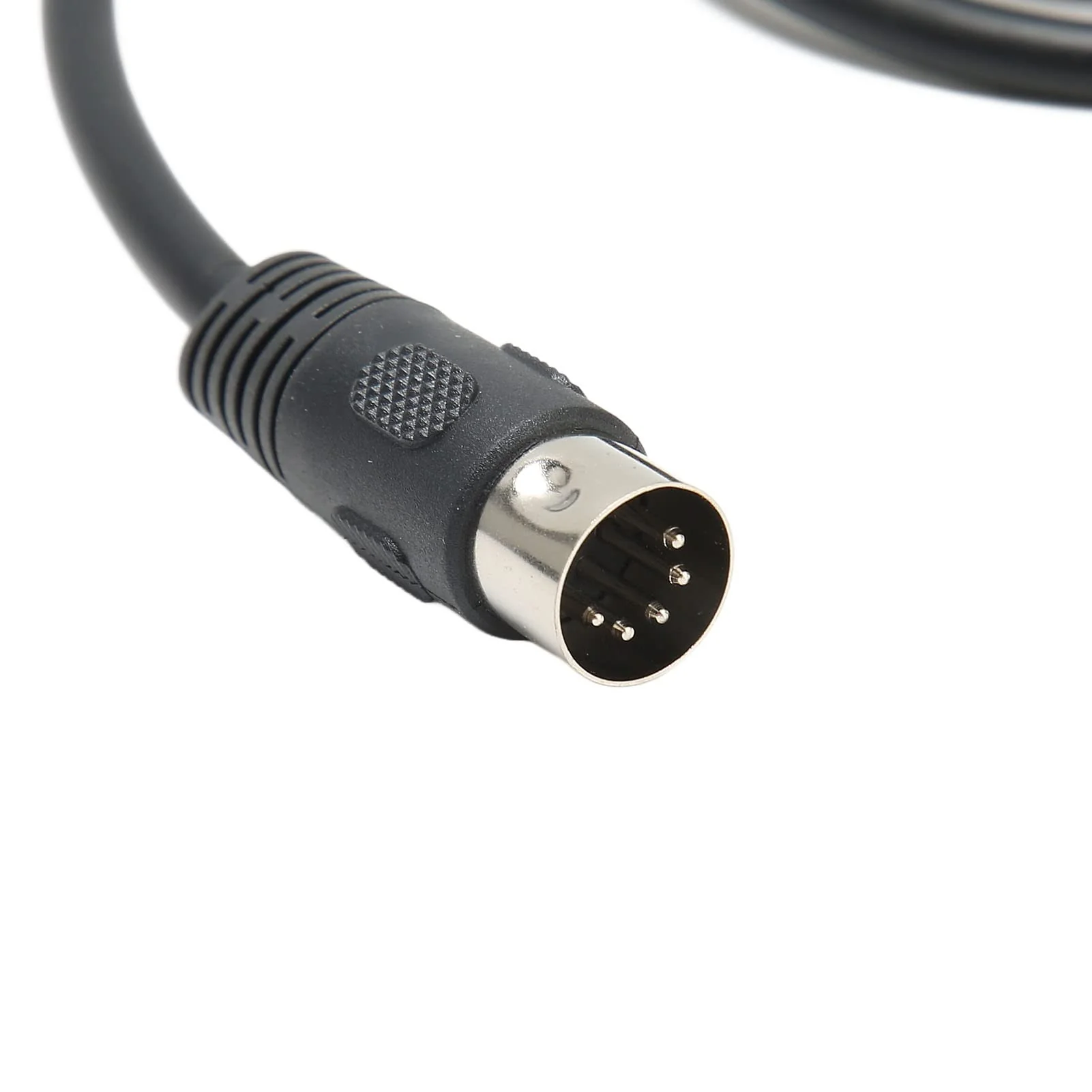 Goshyda 1/4 Inch to DIN 5 Pin Cable, 90 Degree 6.35mm Male to MIDI 5Pin Male TRS Stereo Audio Cable for Speaker, Amplifier, Mixer, MIDI Keyboard, 4.9ft - Image 7