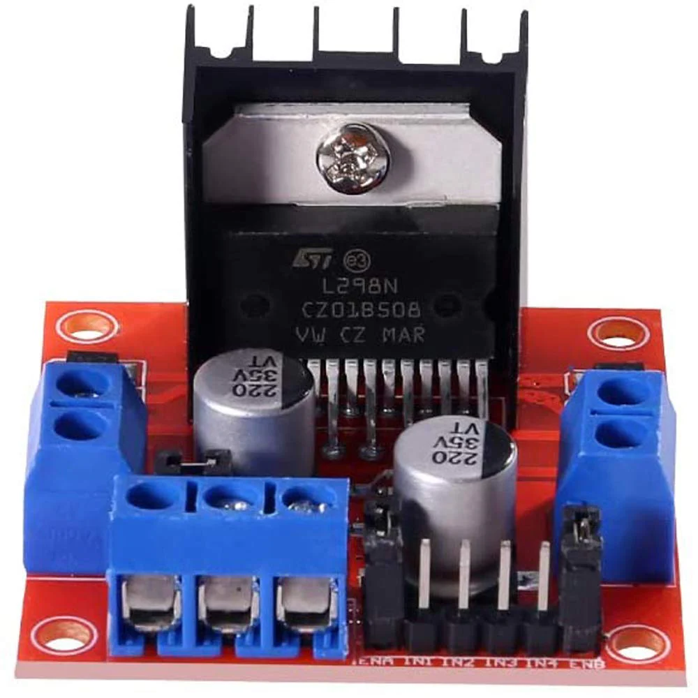 Greluma L298N Motor Drive Controller Board Module Double H Bridge DC Stepper for Arduino Pack of 4 - Image 2