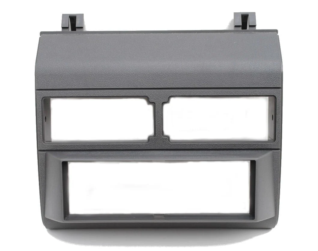 Grey Gray Complete Single Din Dash Kit + Pocket Kit + Wire Harness + Antenna Adapter Compatible with Chevrolet & GMC 1988-1996 Select Models - Image 2