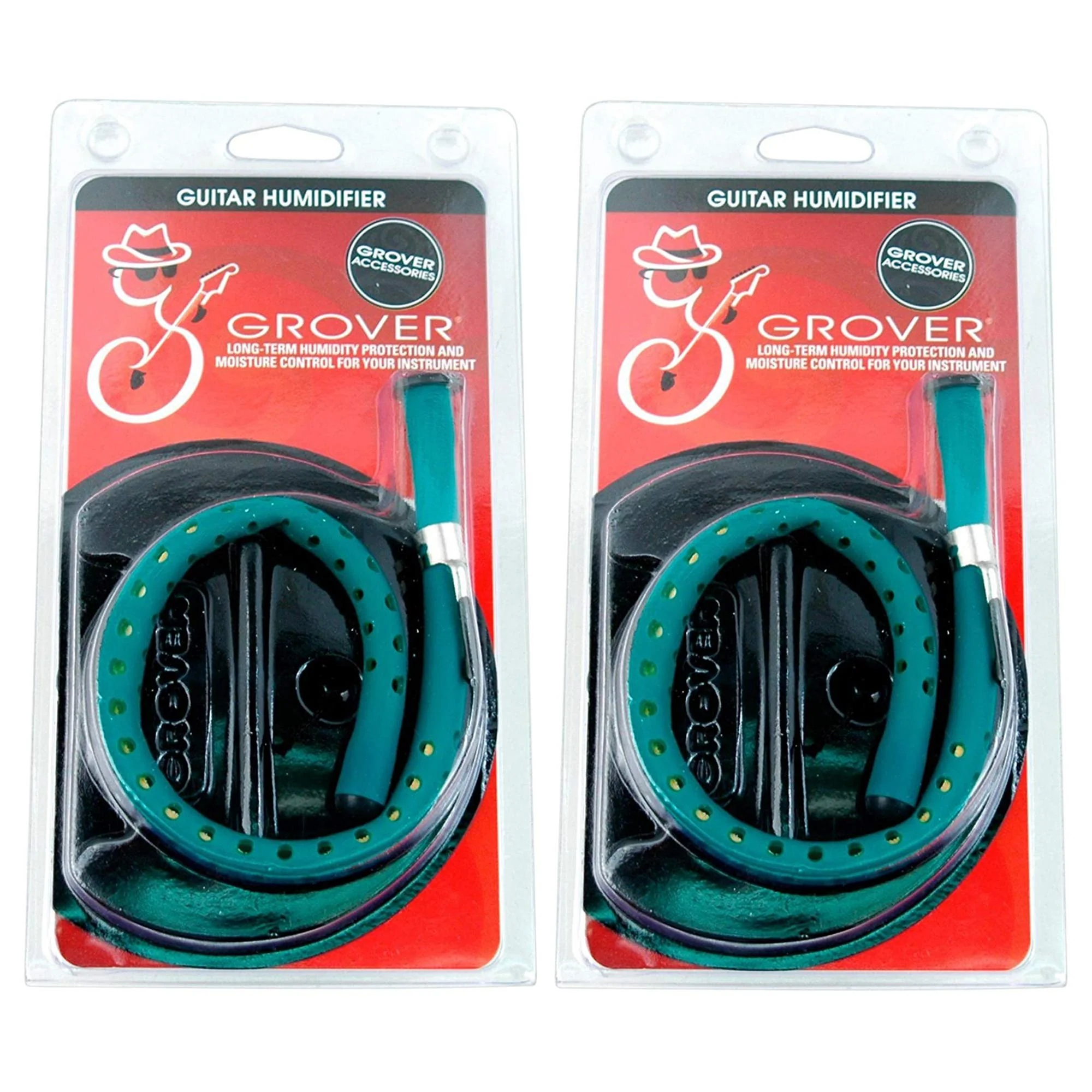 Grover 7960 Guitar Humidifier (2 Pack Bundle)