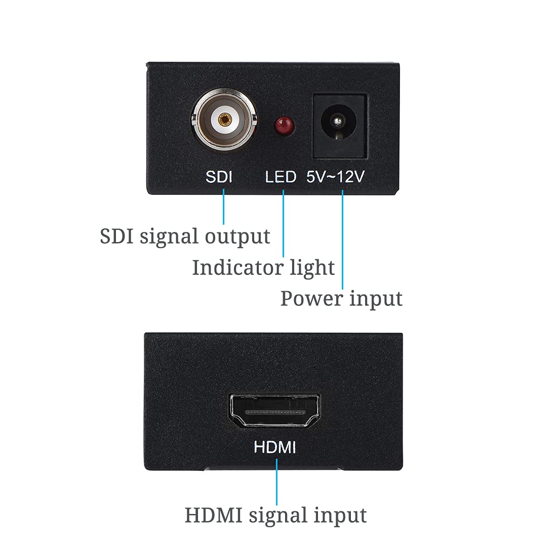 Groza HDMI to SDI Converter, HDMI to SD-SDI HD-SDI 3G-SDI Audio Video Adapter,Support 1080P 1080I for Camera Home Theater Monitora - Image 6