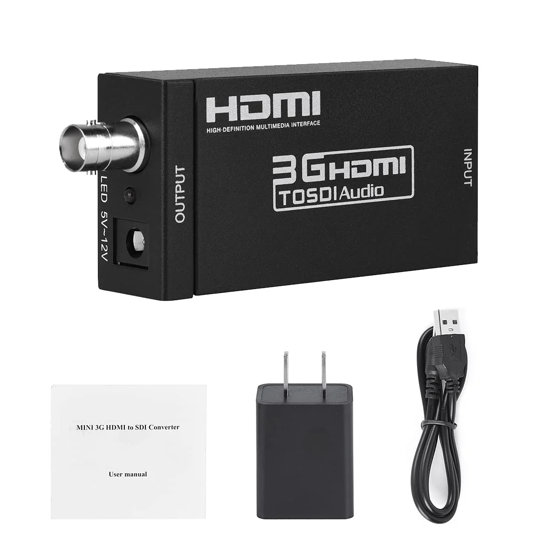 Groza HDMI to SDI Converter, HDMI to SD-SDI HD-SDI 3G-SDI Audio Video Adapter,Support 1080P 1080I for Camera Home Theater Monitora - Image 8