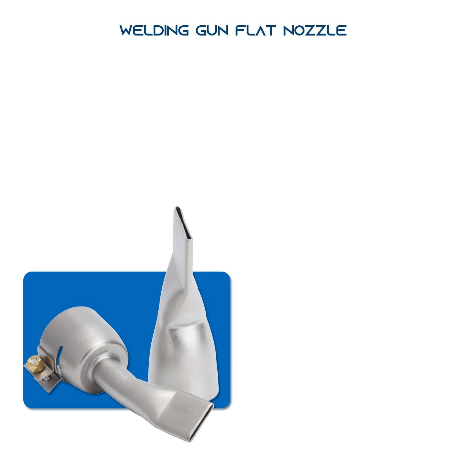 Gugxiom Pack of 2 Nozzles, Stainless Steel Nozzles, 20 mm Small and 40 mm Large Tip, Welding Tools for Plastic Heat Gun/Handheld Hot Air Welding Machine - Image 6