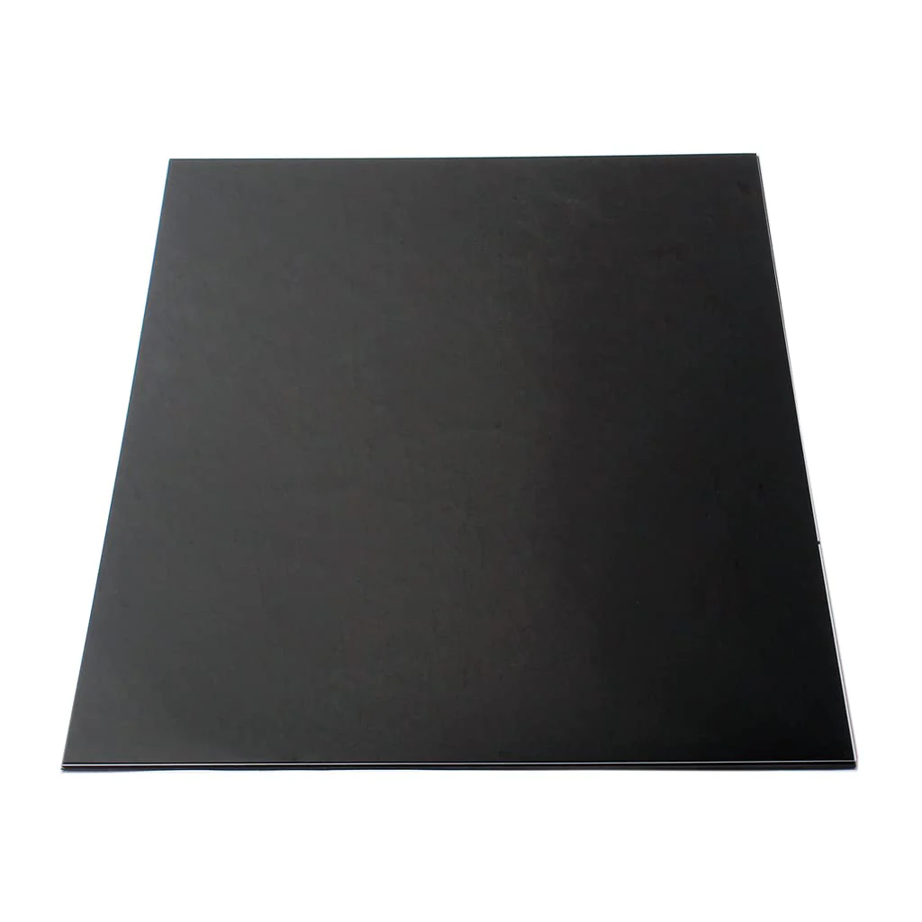 Guitar Bass Pickguard Blank Material, 17.3x11.4 IN Pick guard DIY Sheet Scratch Plate Backplate for Strat Tele Guitar Jazz P Bass 29x44cm (Black 3 Ply (BWB)) Black 3 Ply (BWB)