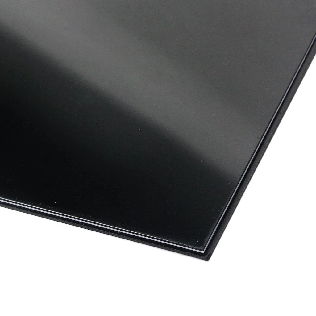 Guitar Bass Pickguard Blank Material, 17.3x11.4 IN Pick guard DIY Sheet Scratch Plate Backplate for Strat Tele Guitar Jazz P Bass 29x44cm (Black 3 Ply (BWB)) Black 3 Ply (BWB) - Image 3