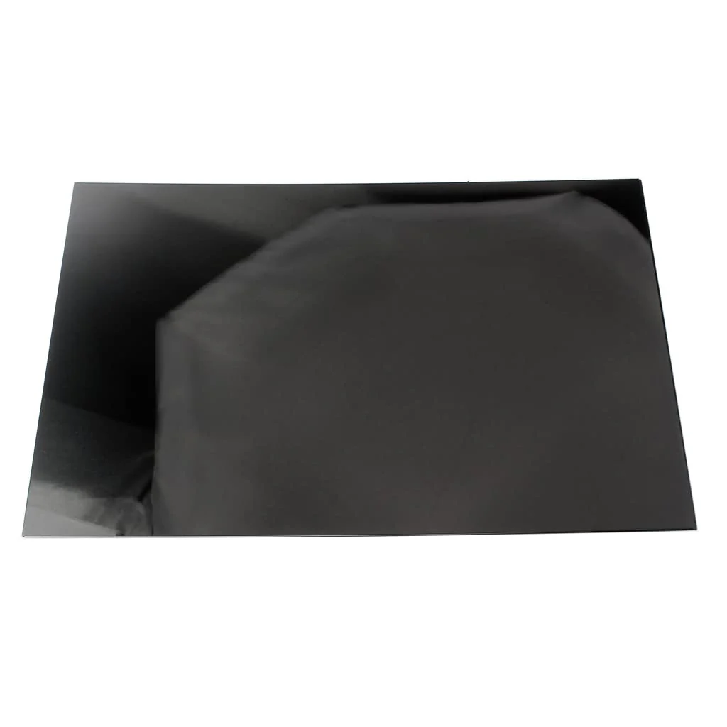 Guitar Bass Pickguard Blank Material, 17.3x11.4 IN Pick guard DIY Sheet Scratch Plate Backplate for Strat Tele Guitar Jazz P Bass 29x44cm (Black 3 Ply (BWB)) Black 3 Ply (BWB) - Image 5