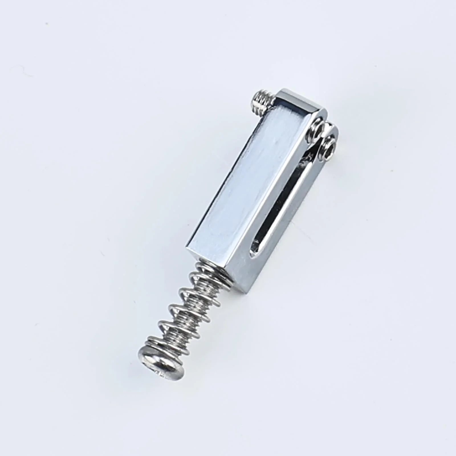 Guitar Bridge Saddles 10.5mm Zinc Alloy Electric Guitar Saddles Guitar Tremolo Bridge Saddles for Fender Strat St Tele Telecaster 6 String Electric Guitar Replacement Parts (Bright Chrome） Chrome Light - Image 4