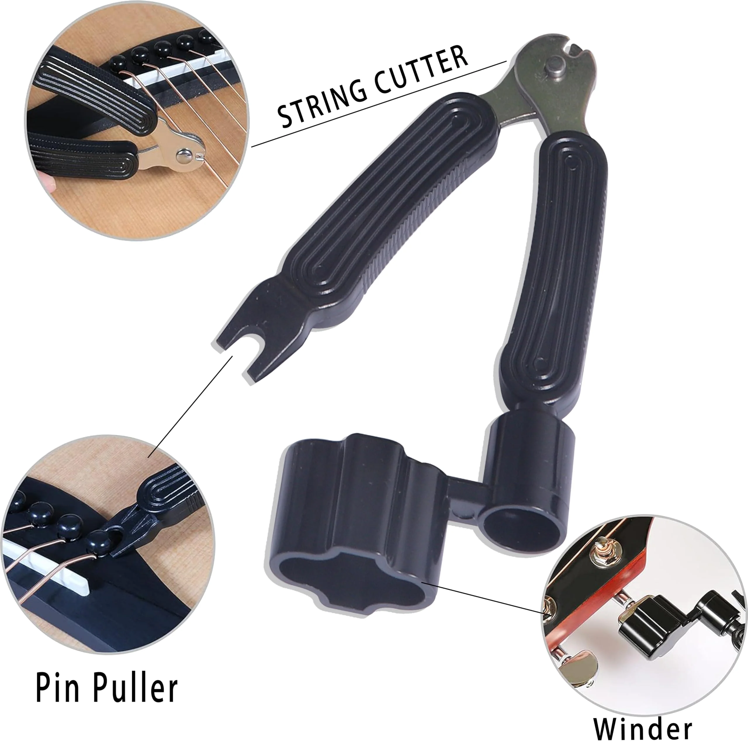 Guitar Cleaning Kit Including Guitar Work Mat,Guitar Neck Rest,Guitar String Winder and Cutter Tool for Acoustic Guitar Electric Guitar Ukulele Violins Bass Banjo, Gift for Musicians - Image 5