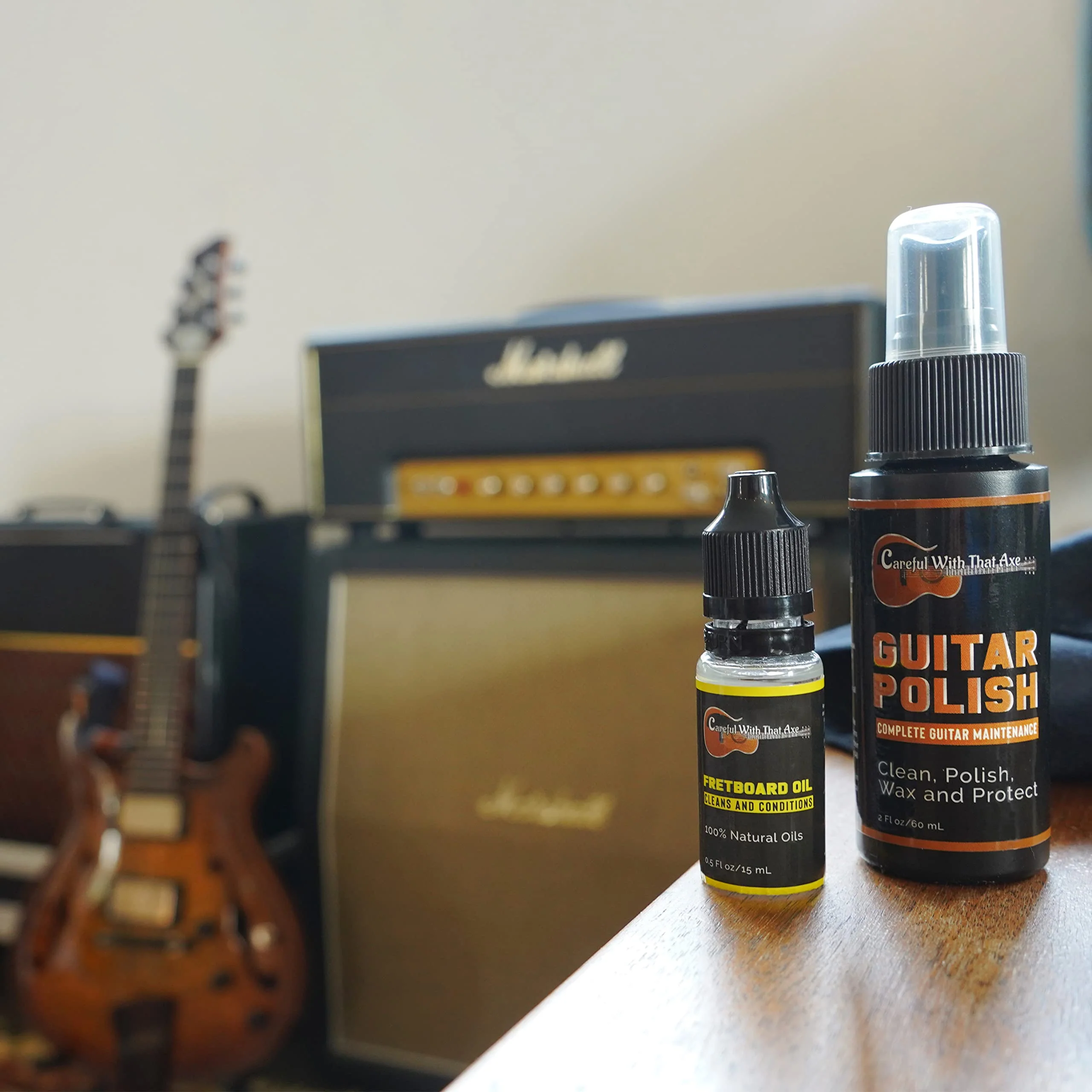 Guitar Cleaning, Polish and Oil Care Kit - Guitar Oil and Cleaner for Body and Fretboard Fingerboard - Cleans, Polishes, and Protects 1 Pack - Image 3