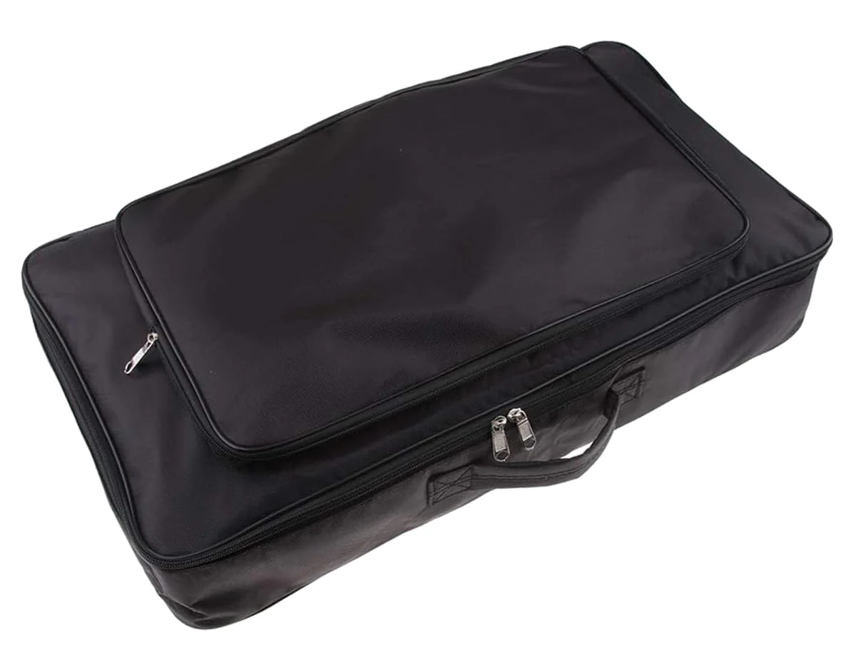 Guitar Effects Pedal Case Carry Bag 23" x 13" Gig Bag for Guitars Effect Pedalboard Black - Image 2