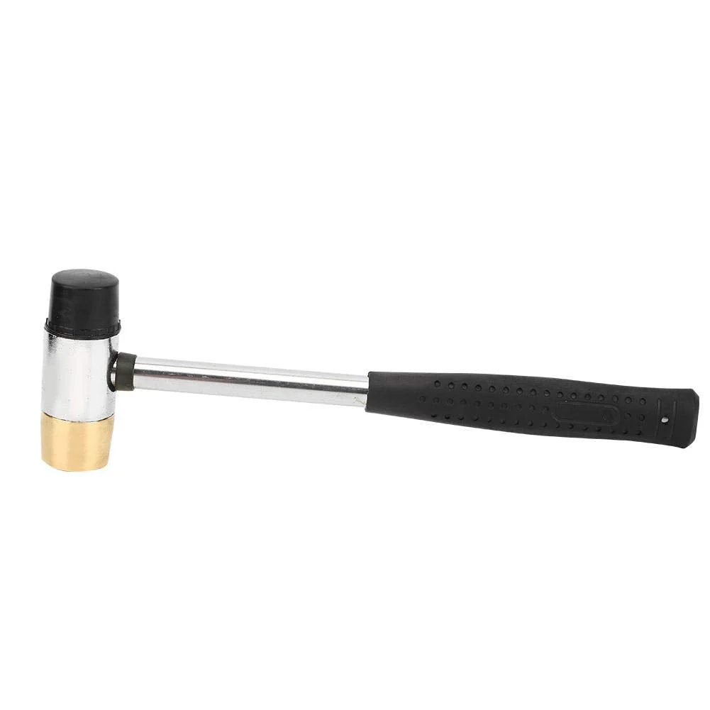 Guitar Hammer, Black Guitar Plastic Hammer Brass and Rubber Head Guitar Fret Hammer Ukulele Musical Instrument Accessories - Image 2