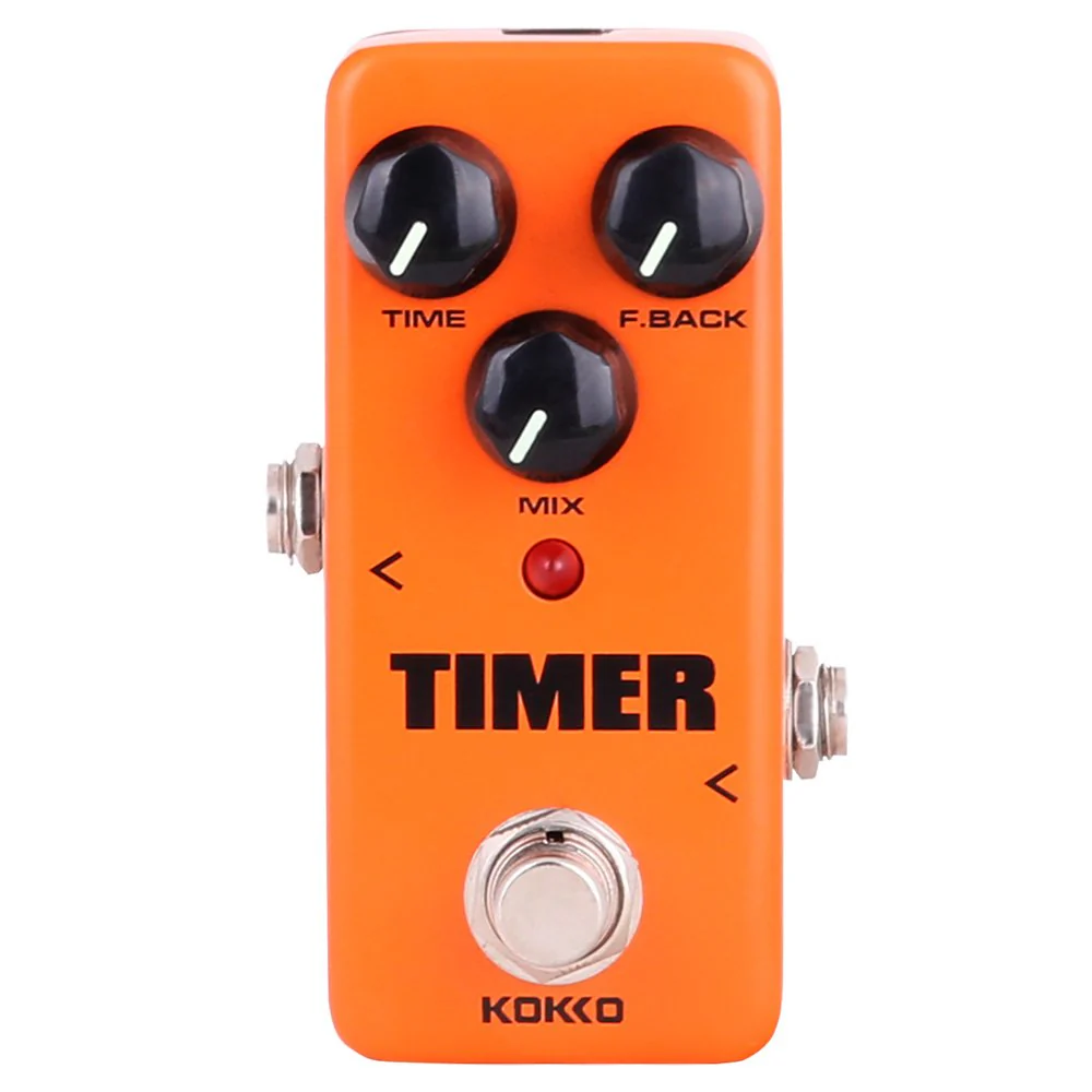 Guitar Mini Effects Pedal Timer - Digital Delay Effect Sound Processor Portable Accessory for Guitar and Bass, Exclude Power Adapter - FDD2