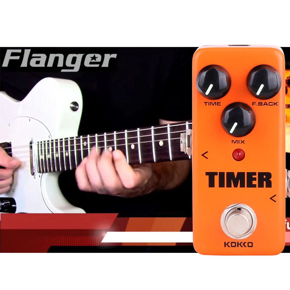 Guitar Mini Effects Pedal Timer - Digital Delay Effect Sound Processor Portable Accessory for Guitar and Bass, Exclude Power Adapter - FDD2 - Image 3