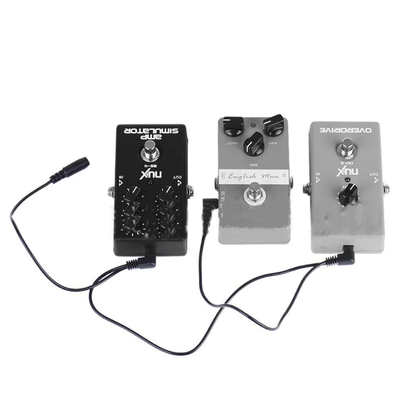Guitar Pedal Effect Power Cable, Guitar Pedal Board Daisy Chain Power Supply Cables, 1 to 2 Way Guitar Power Supply Cord, Power Cable Chain for DC 9V Guitar Pedal Power Supply Adapter Plug Black 1 to 2 - Image 4