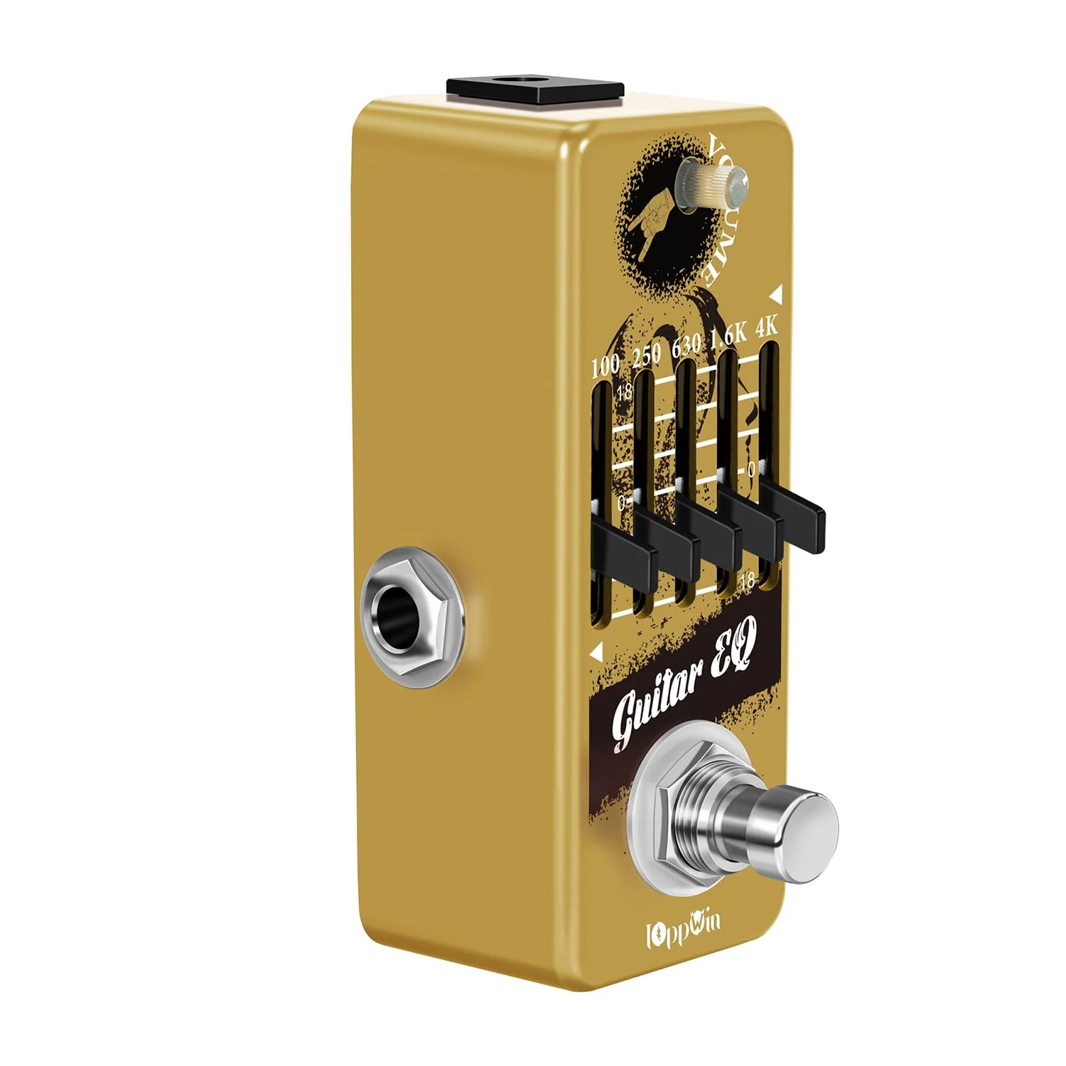 Guitar Pedals, 5-Band Guitar Graphic Equalizer Pedal with Master Level Control - True Bypass & Metal Shell - Image 7