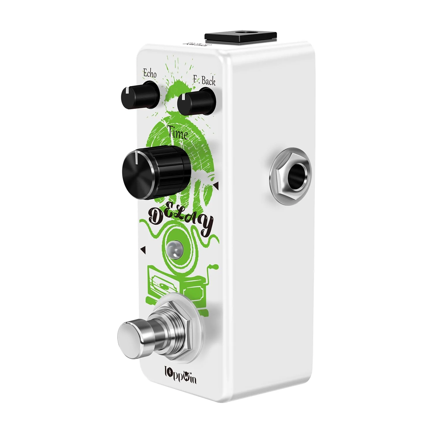 Guitar Pedals, Premium Analog Delay Pedal – Warm, Clean, Smooth Tones with 25ms-600ms Adjustable Range & True Bypass, for Retro Tone Lovers And Live Musicians - Image 5