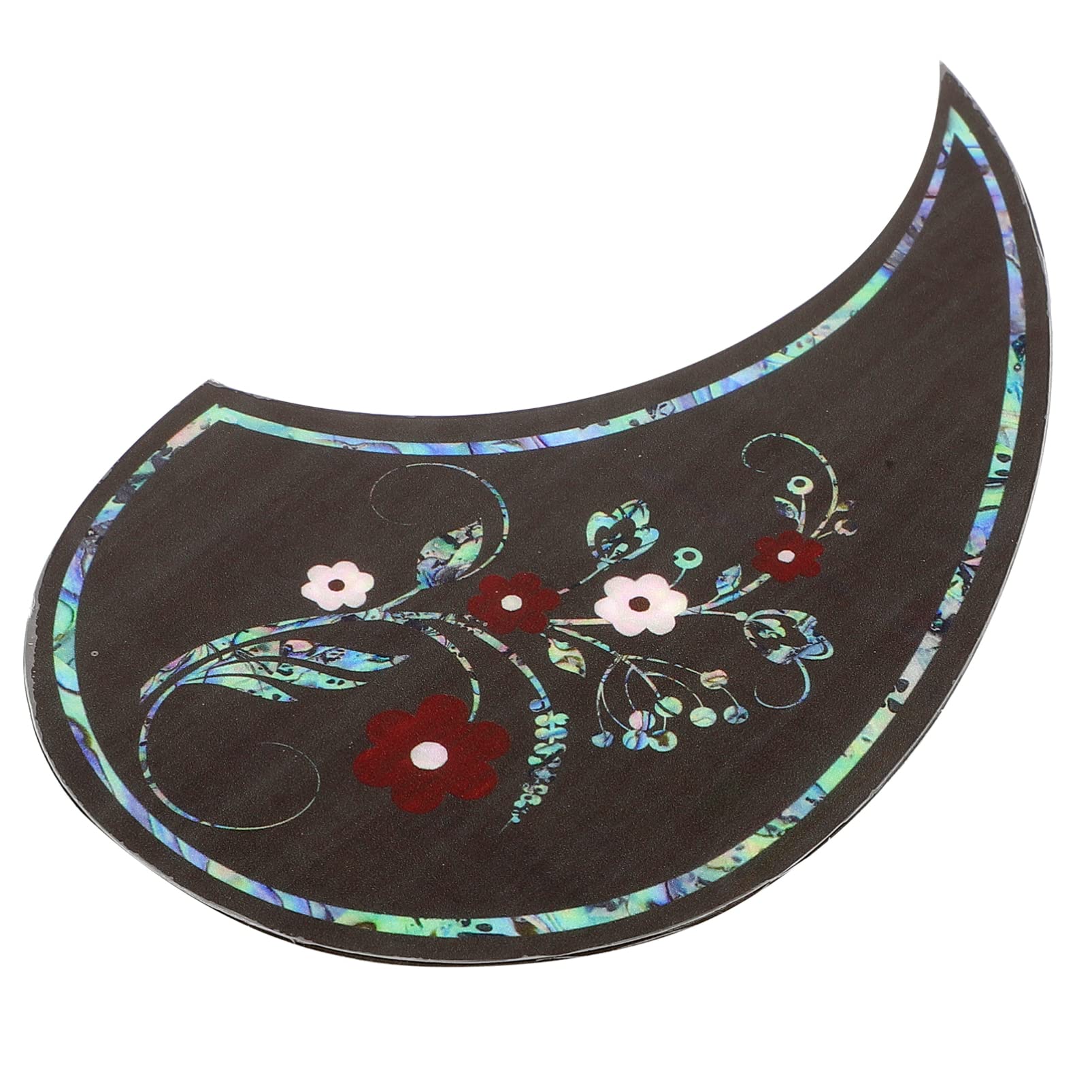 Guitar Pick Acoustic Guitar Pickguard Comma Shape 1Pc Guitar Pickguard Sticker Convenient Sticker Guitar ( Assorted Color ) Teardrop Shape Pickguard Comma Shape Pick Guard