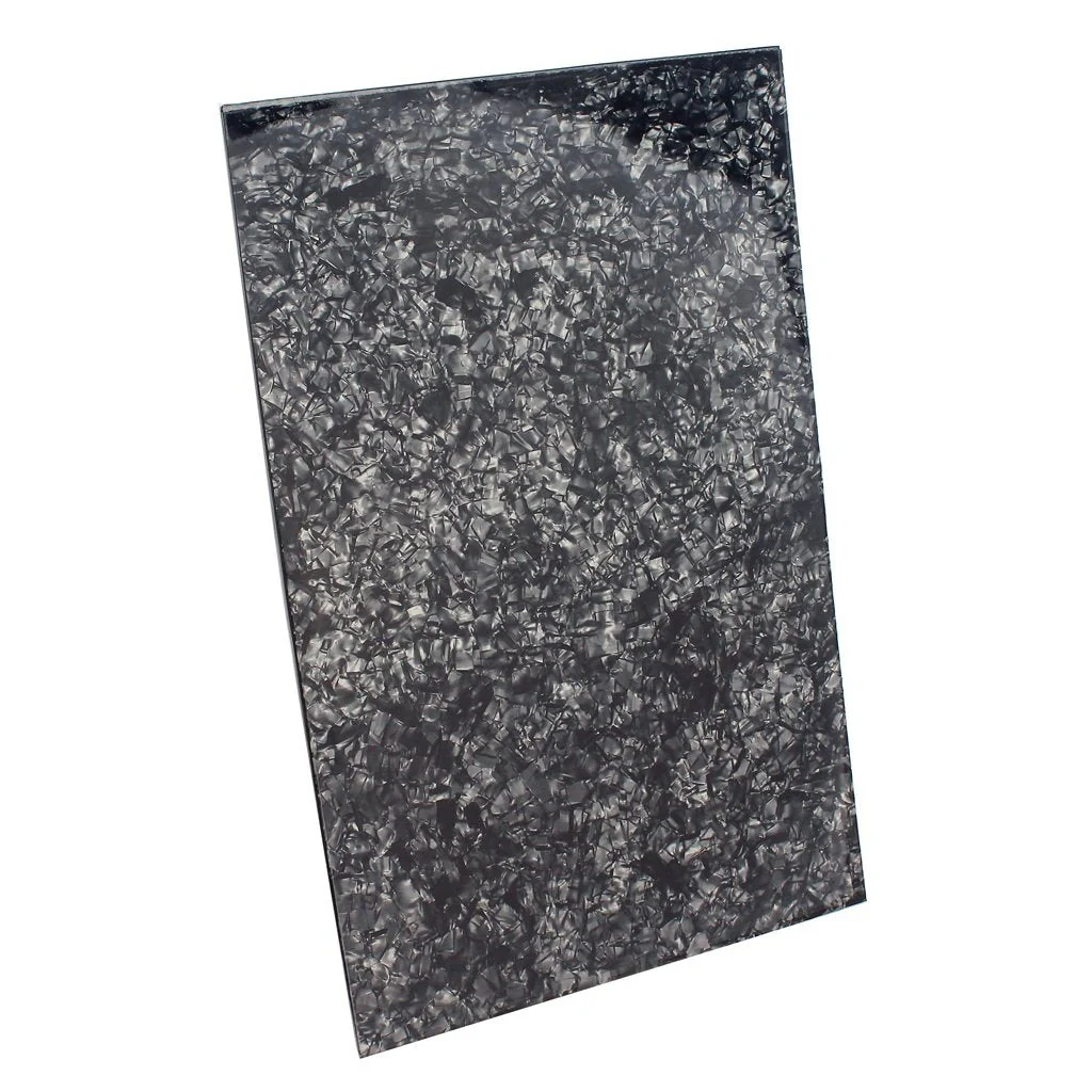 Guitar Pickguard, Blank Black Pick guards Material 3 Ply 11.6x17 Inch,Electric/AcousticGuitar Pickguard Material Sheet - Image 2