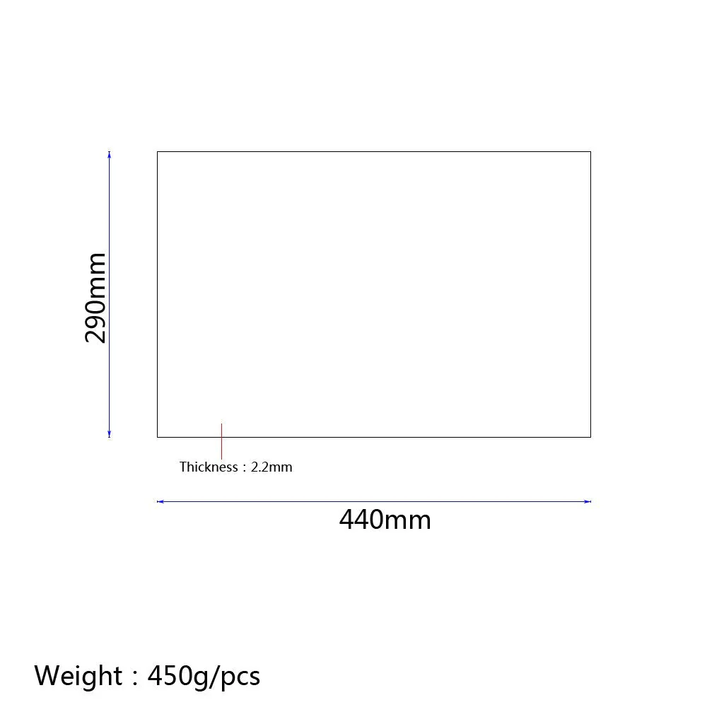 Guitar Pickguard, Blank Black Pick guards Material 3 Ply 11.6x17 Inch,Electric/AcousticGuitar Pickguard Material Sheet - Image 6