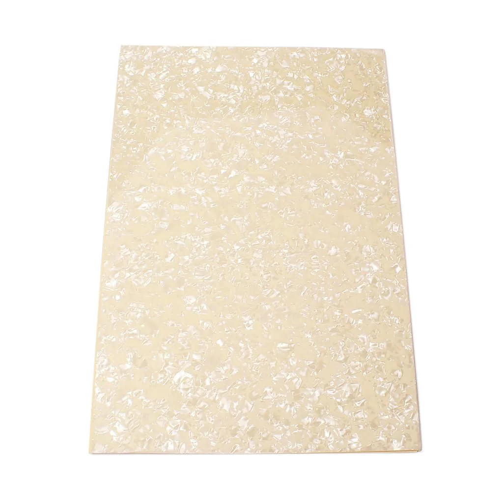 Guitar Pickguard Blank Material 3 Ply, 17x11.6 IN Pick guard DIY Sheet Scratch Plate Backplate for Strat Tele Electric Guitar 29x44cm Natural Maple Finish XD16-A