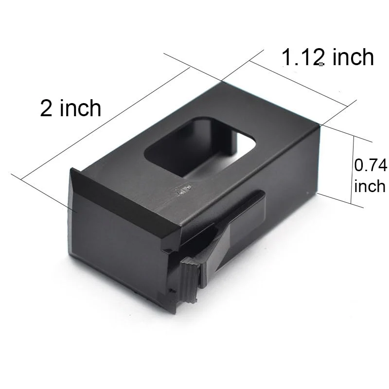Guitar Pickup Battery Box Battery Guitar Case Acoustic Guitar Pickup Parts, Pickup Shell Cover Installed on Guitar Bass with 9V Battery Box, Case Holder Replacement for EQ 7545R - 2Pcs - Image 3