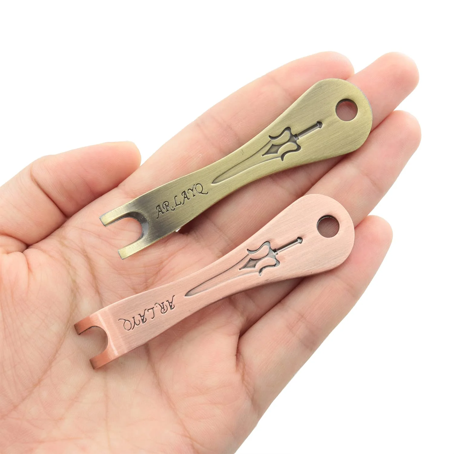 Guitar Pin Remover JJHXSM 2PCS Silver Guitar Bridge Pins Puller Pulling Remover Extractor Luthier Tool - Image 6