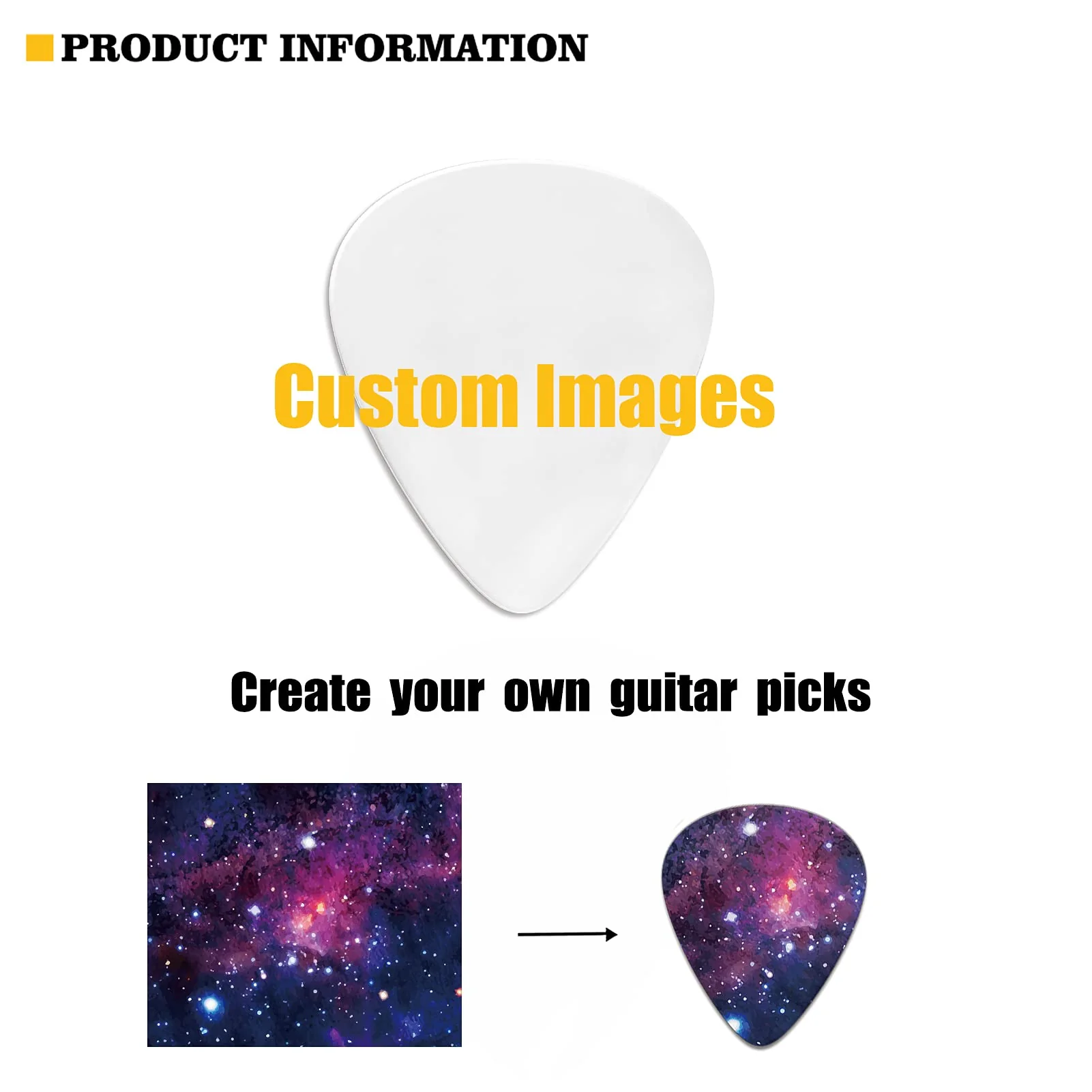 Guitar Plectrums Cool Skull Guitar Picks Classical Triangle for Bass, Acoustic & Electric Guitars Heavy Guitar Plectrums for Guitar Players 6 Piece 6-skull - Image 3