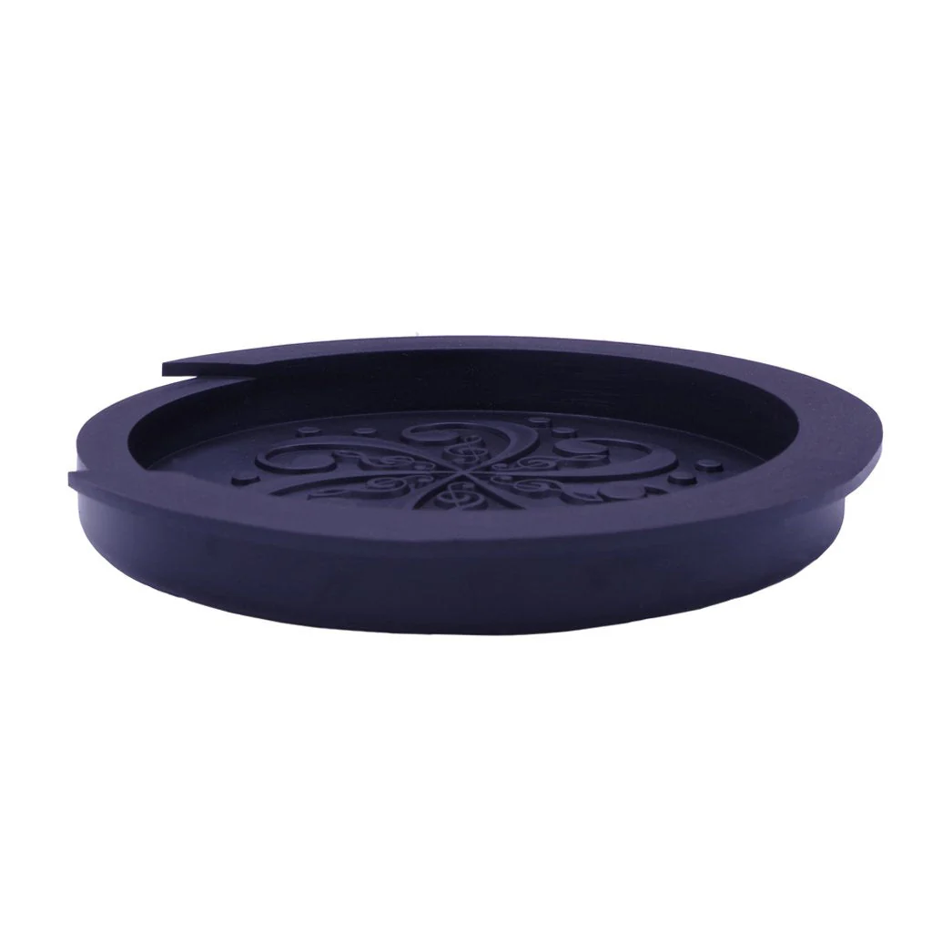 Guitar Soundhole Cover, 4 inch Sound hole Rubber Cover for Acoustic Guitar (Black) Black - Image 4