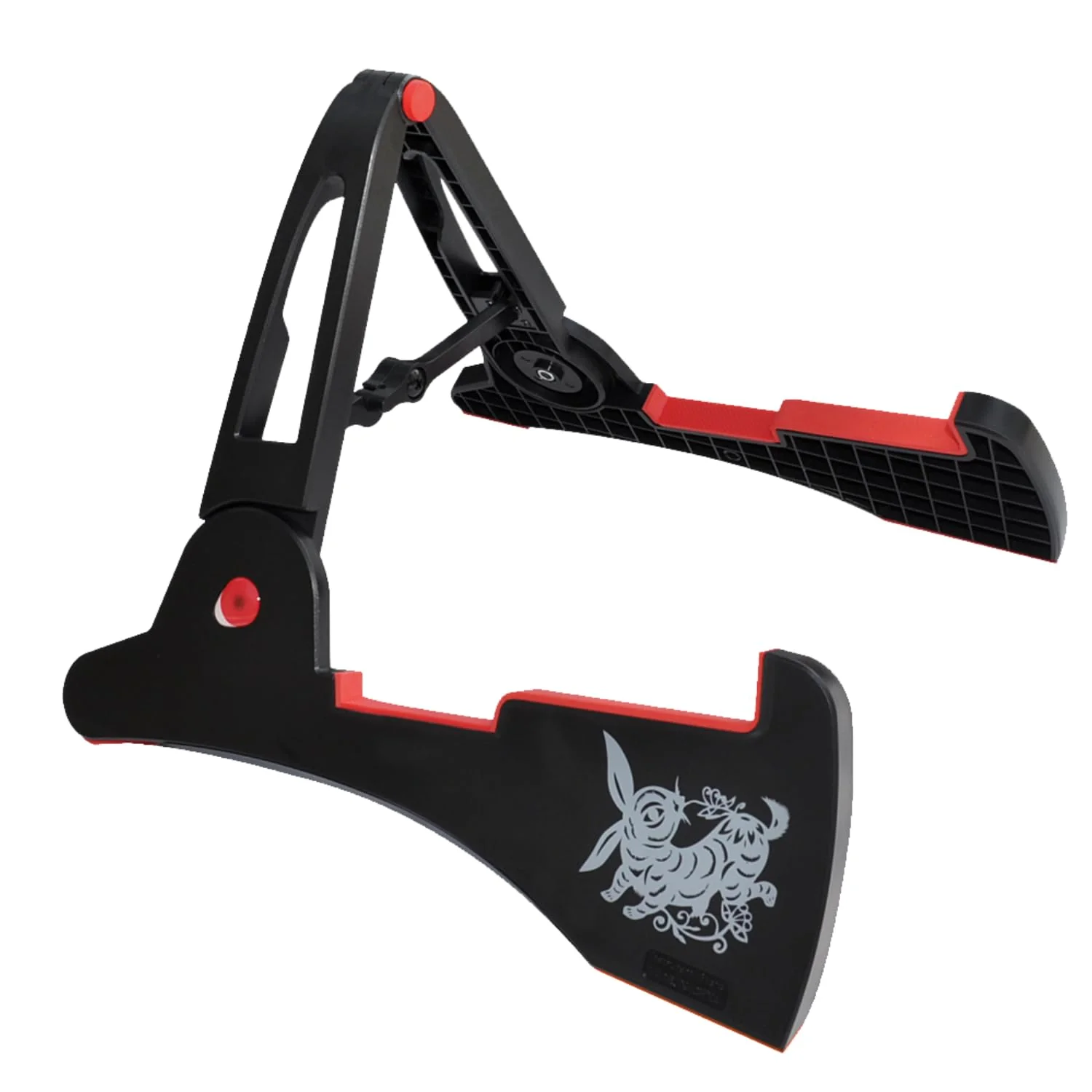Guitar Stand Universal Folding A-Frame Non-Slip Tripod Strong Holder for Acoustic Electric Guitar Bass Ukulele Travel Portable Size