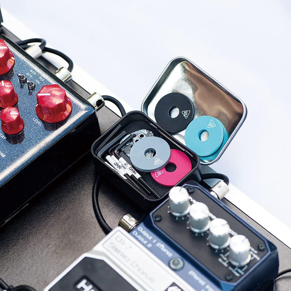 guitar strap locks premium strap blocks-Blue and Red Blue and Red - Image 7