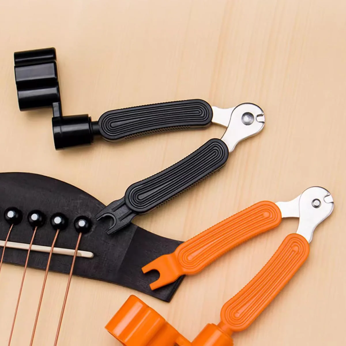 Guitar String Winder, Guitar String Cutter, Guitar Bridge Pin Puller, lyfLux 3 in 1 Guitar Repair Tool (4 Pack) - Image 7