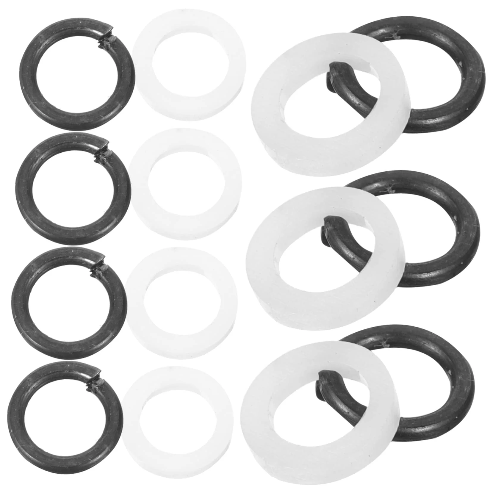 Guitar Tuner Washer Replacement Double Layer Plastic and Metal Gaskets Acoustic Electric Guitar Tuning Peg Spacer 0.27X0.27X0.03In Easy Installation