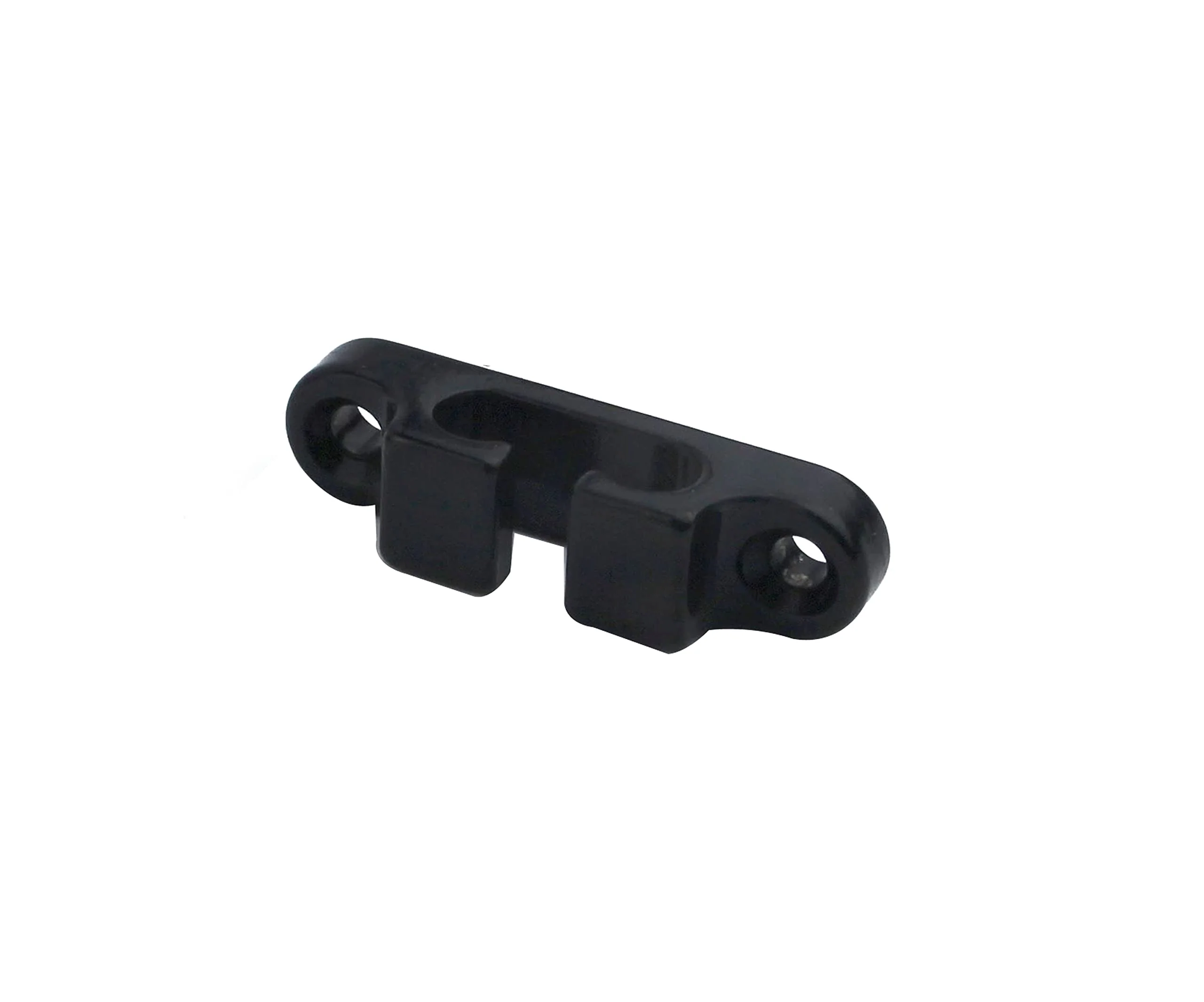 Guyker 2Pcs 2-String Retainer/String Guide for Electric Bass Head Retainer String Tree String Buckle Guide Groove Bass String SR4, Black - Image 2