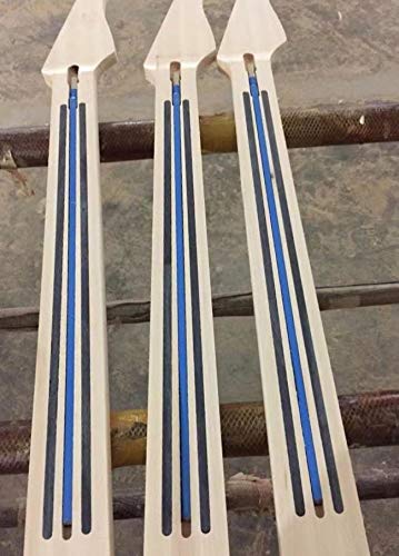 Guyker 2Pcs Carbon Fiber Neck Rod 3 x 6 x 450mm - Electric Guitar Neck Stiffener Truss Rod Adjustment Level for Strings Instruments carbon - (3mm x 6mm x 450mm) - Image 3
