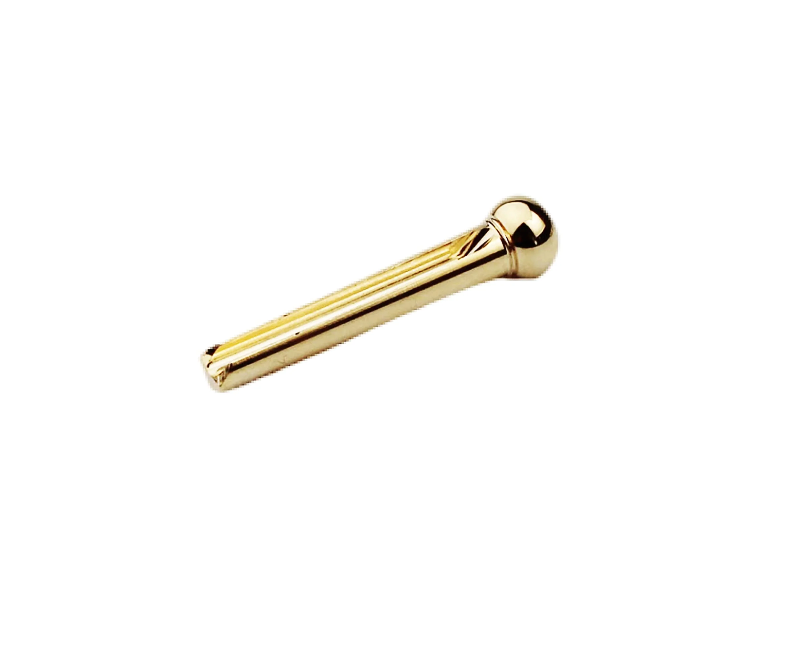Guyker Guitar Bridge Pins, Pure Brass Pins Endpin for 6 Strings Folk Acoustic Guitar Nail Pegs Fixed Cone Replacement Parts High Craftsmanship 1 Set (6 Pcs) - Image 3