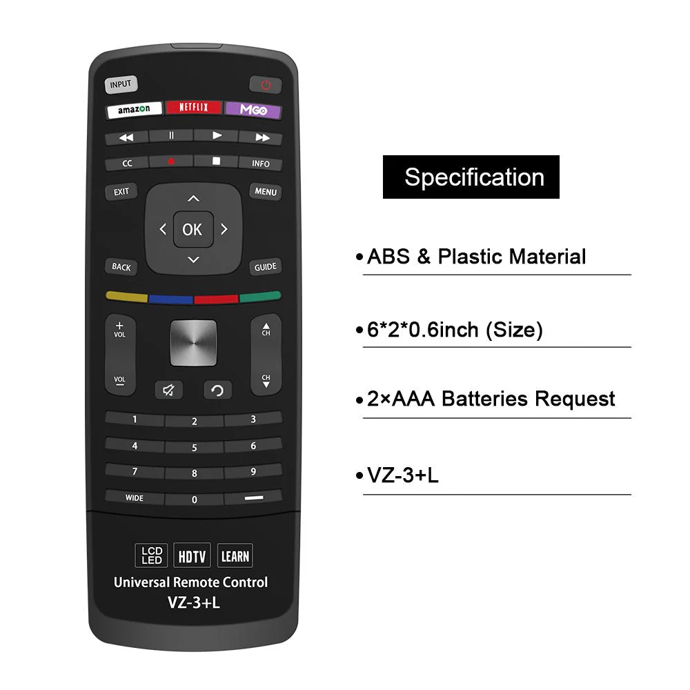 Gvirtue Universal Remote Control Compatible for VIZIO-TV-Remote All VIZIO LED QLED LCD HDTV 4K UHD HDR SMARTCAST Smart TVs Models - Image 6