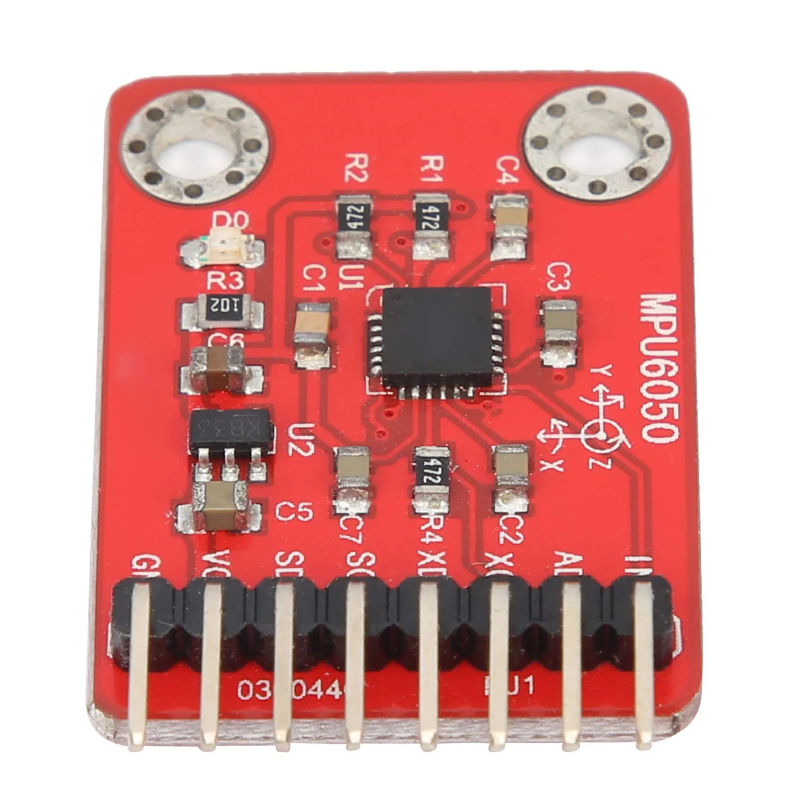 Gyroscope Accelerometer, MPU6050 6-Axis Accelerometer Gyroscope Sensor Module 16 Bit AD Converter Data Output for Engineers, Technicians - Image 9