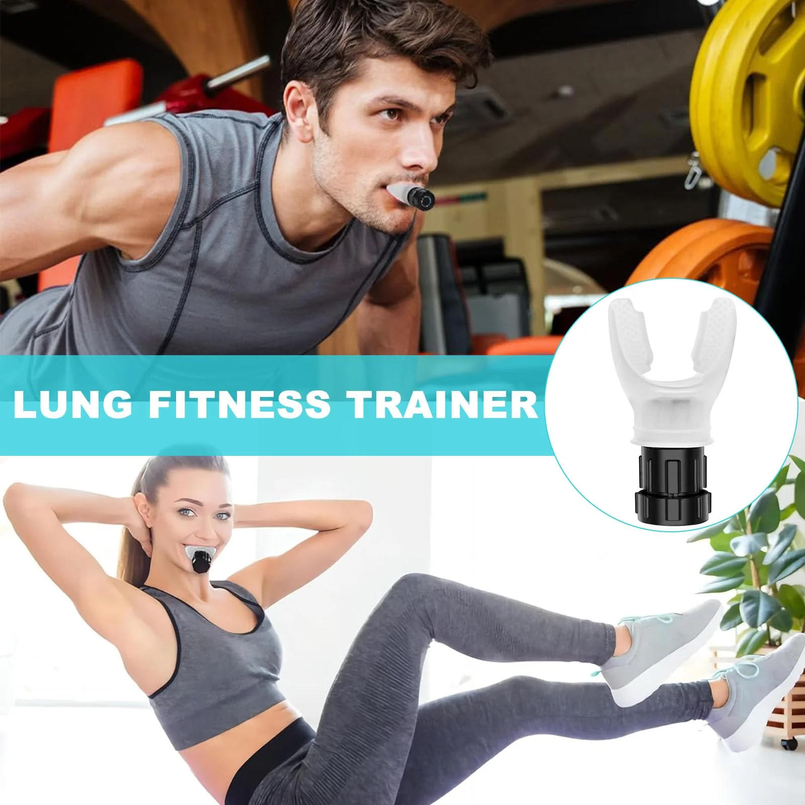 GZcaiyun 1 x 3-chamber breathing trainer, lung trainer with 3 colourful balls and 1 silicone mouthpiece, breathing exercise trainer for lung function and speech therapy, deep breath trainer - Image 7