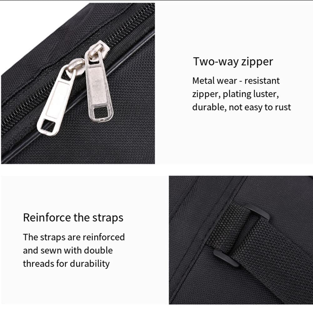 H&Z Simple 40 41 42 Inch Acoustic Folk Guitar Bag Backpack Double Straps 600D Oxford Guitar Soft Carry Case Guitar Cover (41 inch) 41 inch - Image 7