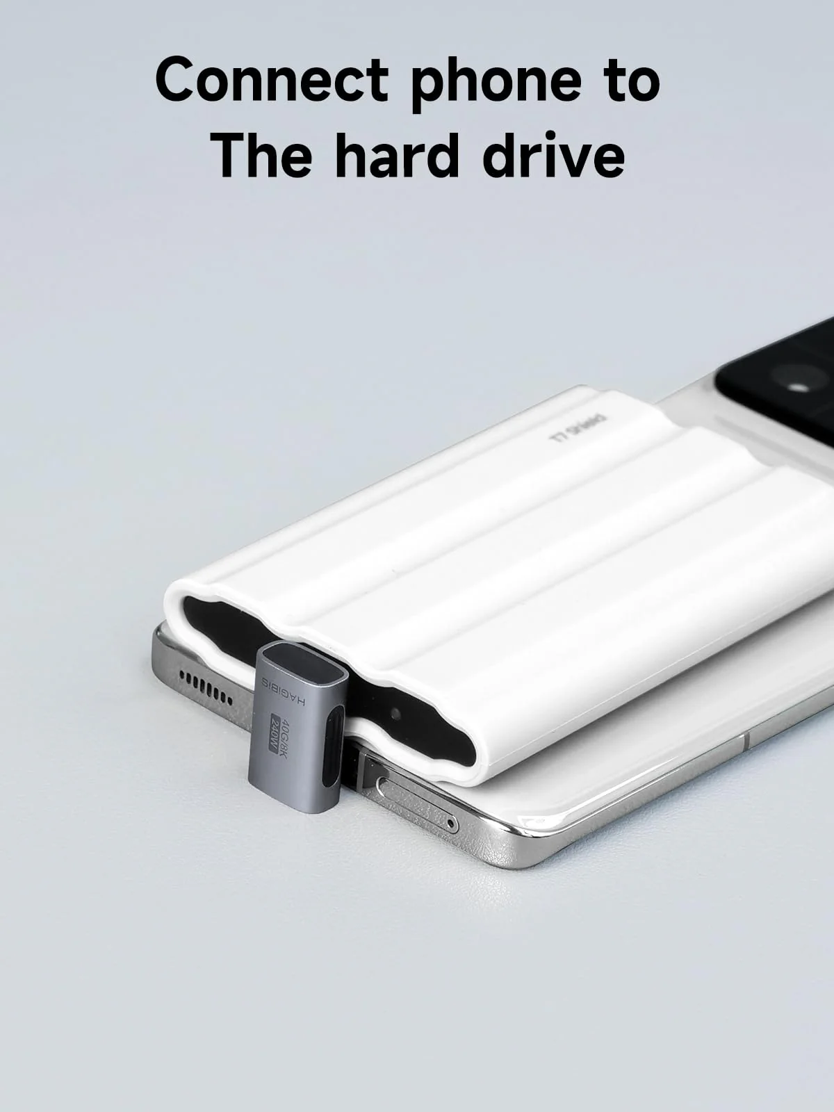 Hagibis 240W 40Gbps 8K USB C Adapter, USB-C Male to USB-C Male Adapter, USB4 Connecter for Thunderbolt 4/3, ROG Ally, Steam Deck, Switch, Dock, Mac, Tablet, iPhone 16 15 Pro Max (Male U Type) Male U Type - Image 4