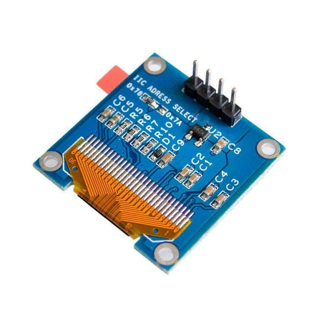 Hailege 0.96 Inch I2C IIC OLED LCD Display 128 x 64 4-Pin OLED Display Module (White) - Image 3