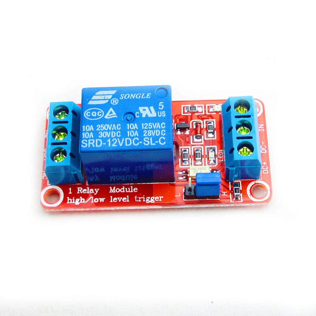 Hailege 2pcs 12V 1 Channel Relay Module Relay Switch with Optocoupler Isolation Support High or Low Level Trigger - Image 5