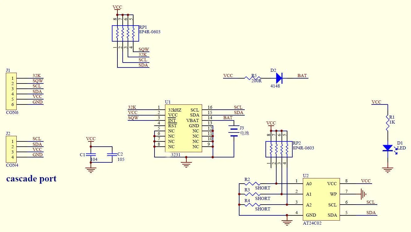 Hailege 5pcs Real Time Clock RTC Module Clock Module Real Time Clock Module IIC RTC Module without Battery - Image 4