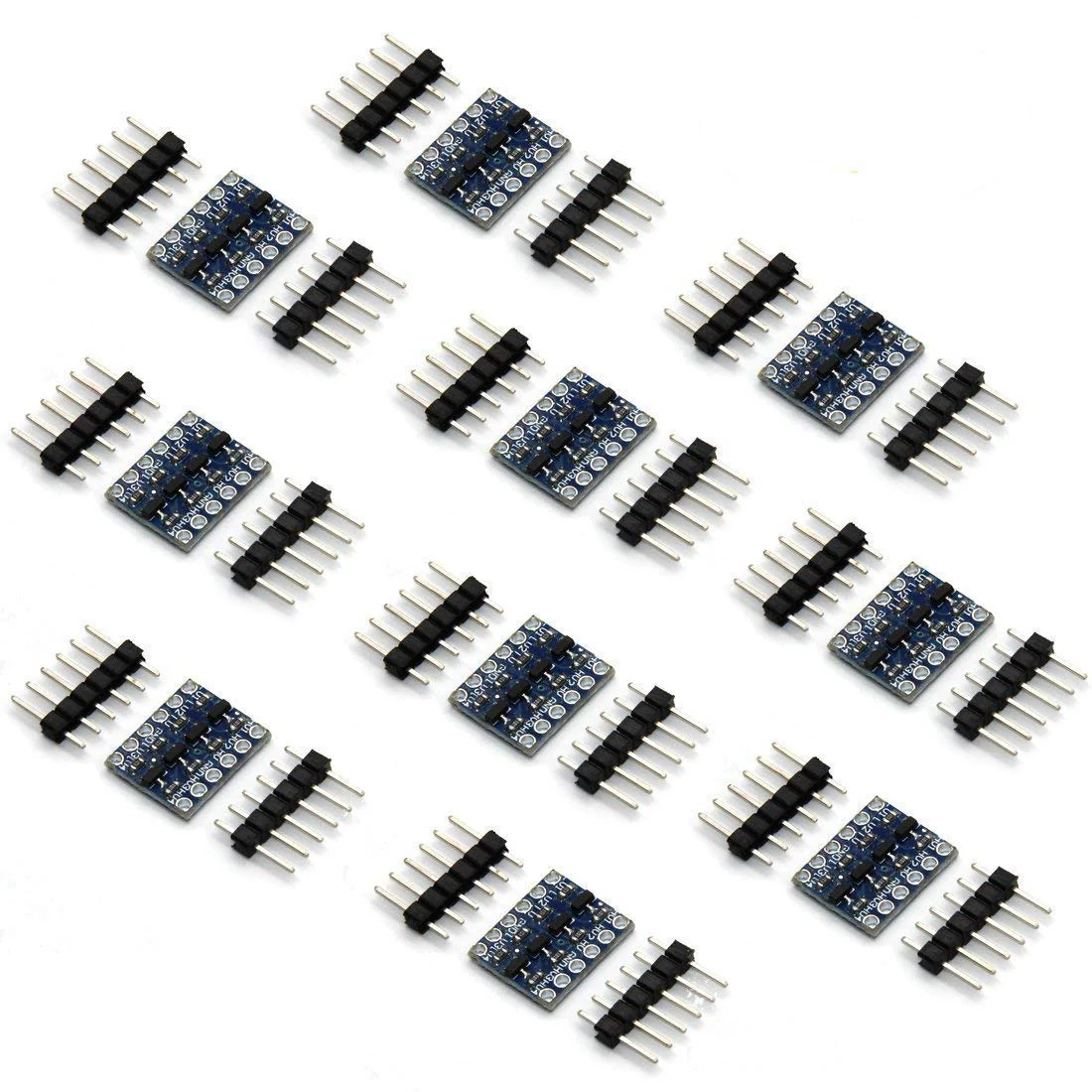 Hailege IIC I2C Logic Level Converter Bi-Directional Module 5V 3.3V Level Converter Adapter Pack of 10