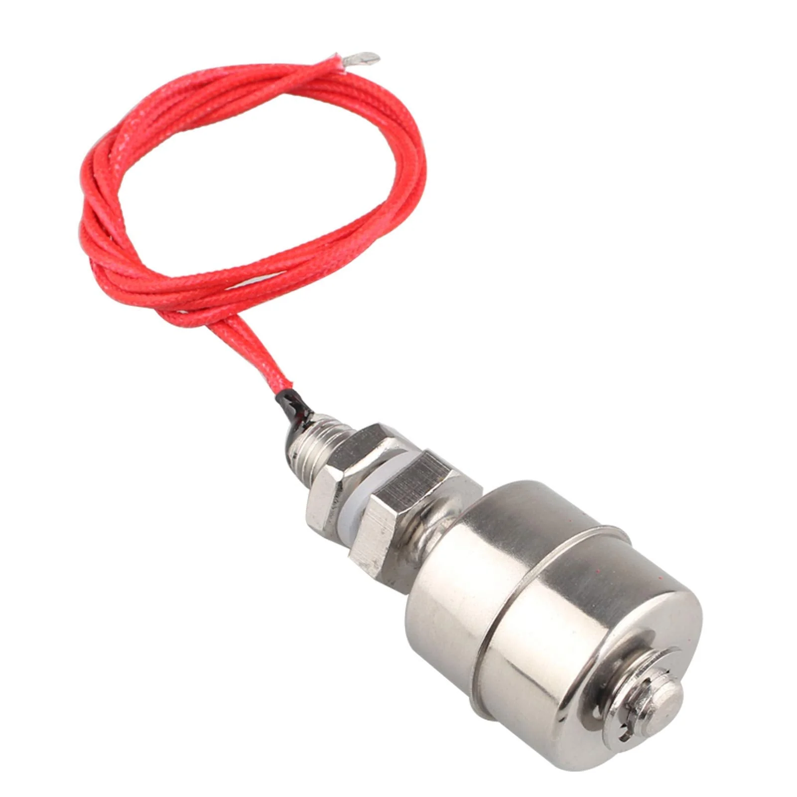 HALJIA Float Switch, Liquid Water Level Sensor, Stainless Steel, Vertical Float Switch, for Electrical, Drainage, Level Control and Alarm L = 45 mm